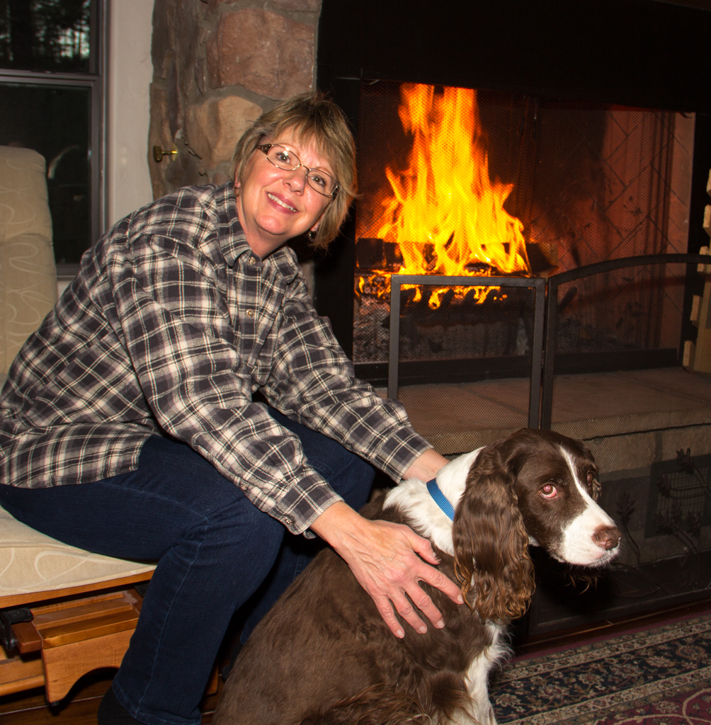 Grangran & Darby by the Fire
